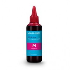 Refil de Tinta para Impressoras HP 100 ml Cor Magenta - RF003